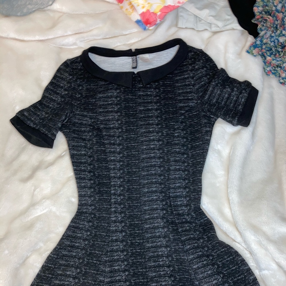 H&M baby doll collared dress